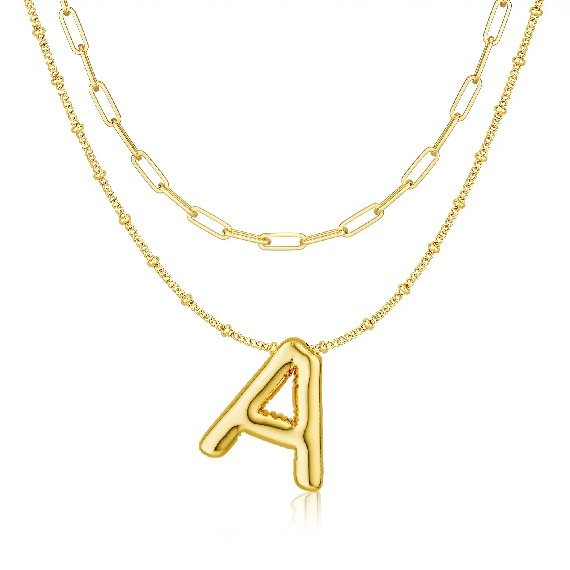 Layered Bubble Letter Necklace for Women, Balloon Initial Necklaces Personalized A-Z Alphabet Pendant Cute Name Choker Necklace Women Charm Jewelry Gift thali necklace, giftsGift Layered Bubble Letter Necklace for Women, Balloon Initial Necklaces Personalized A-Z Alphabet Pendant Cute Name Choker Necklace Women Charm Jewelry Gift thali necklace, giftsGift