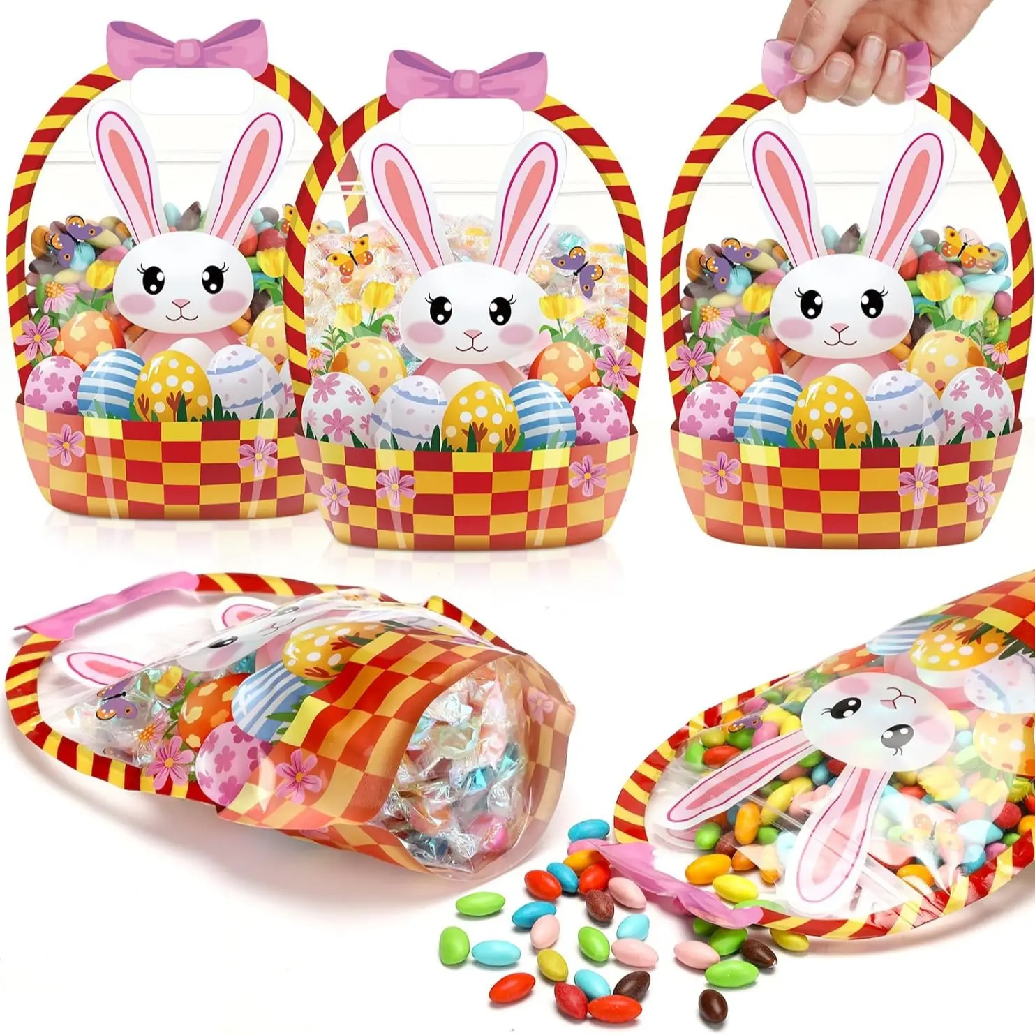 Rabbit Flower Basket（50 Pcs）