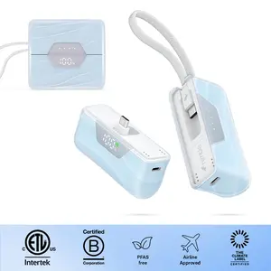 Nimble SHAREPOWER Portable Charger - Split & Share Power Bank - 2-In-1 Ultra Fast Charging Portable Charger - No PFAS or Phthalates - Charge 4 Devices At Once