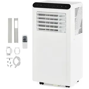 Garvee 3-in-1 Portable Air Conditioner, 8,000 BTU Portable AC Unit with Cooling, Dehumidifier & Fan for Rooms up to 350 sq.ft with Remote Control, Sleep Mode, 24H Timer & Window Kit