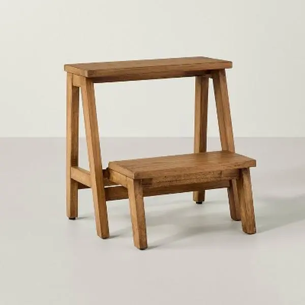 Wood Kitchen Step Stool - Aged - Hearth & Hand with Magnolia Wood Kitchen Step Stool - Aged - Hearth & Hand with Magnolia