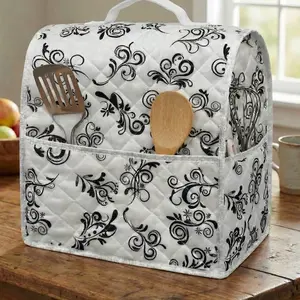 Kitchenaid Stand Mixer Cover, Thick Dustproof Lid with Storage Bag and Handle, Fits All Tilt Head and Bowl Lift Models (4.5-5 Quarts)