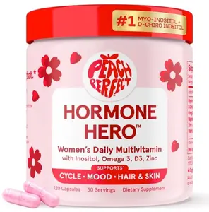 Inositol Multivitamin – Myo-Inositol & D-Chiro 40:1 Blend, Omega-3, Vitamin D3, Magnesium, Zinc – Supports Women’s Health, Mood, Energy, Supplement – 30 SVG