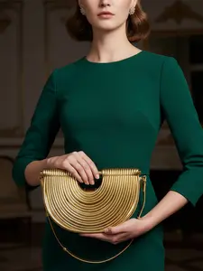 Women's Fashion Fringe Clutch Bag, Evening Wedding Woven Handbag, Formal PU Leather Shoulder Crossbody Bag, Party Dance Designer Bag, Wristlets