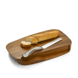 Nambe Blend Bread Board with Knife