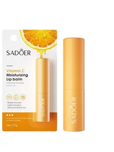 Korean Vitamin C Lip Balm -Beauty Hydrating Juicy Lip Glow Stick for Dry Chapped Lips - Glossy Lip Glaze, Plumps & Softens, Deep Moisture, Glass-Like Shine Lip Care Moisturize Moisturizing Moisturizer Hydrate, Adults,