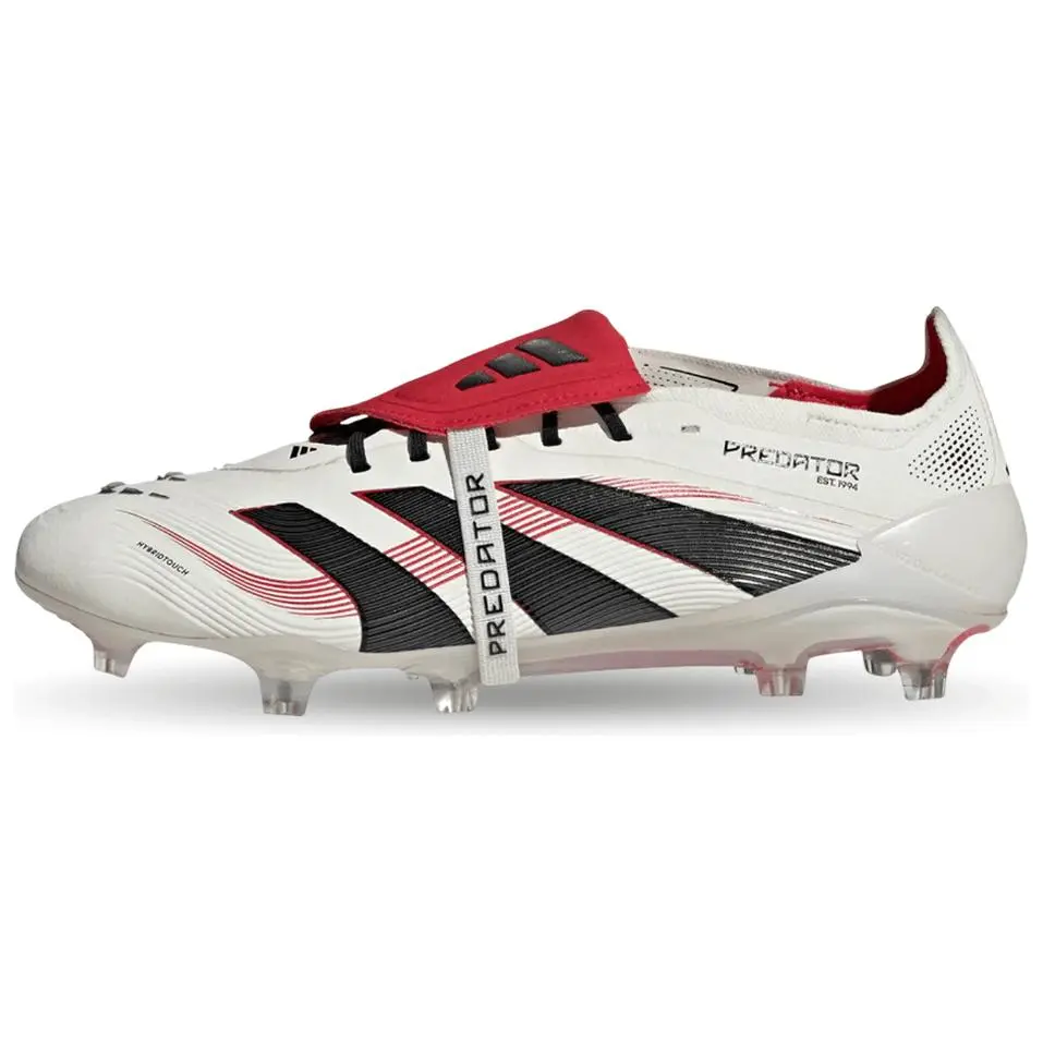 Adidas Predator Elite Foldover Tongue FG Goal Hunter Pack Versatile Durable Non-slip Soccer Cleats Unisex Off White Core ID8968
