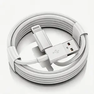 Car iPhone Carplay Cable, Car Charger Cord, USB A to Lightning Cable Fast Charging & Data Transfer for iPhone 14/13/12/11 Pro Max XR XS X 8 7 6 Plus SE Tangle-Free,3ft White Connection Device