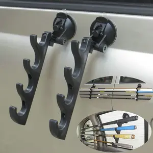 2pcs of Fishing Rod Storage, Fishing Tackle Organizer, Vehicle Fishing Pole Holder with Suction Cup, Fishing Gear Tools, Fishing Accessories, Fishing Rod Holders