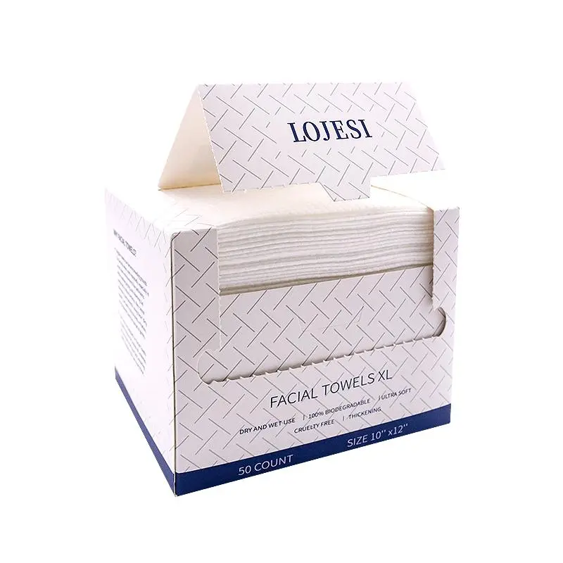XL Disposable Face Towels, Ultra Soft & Gentle for Daily Cleansing, Single-Use Wet-Dry Cloths for Skincare Routines Skin Care Tools Cosmetology Supplies, Face-Safe Face Makeup Remover