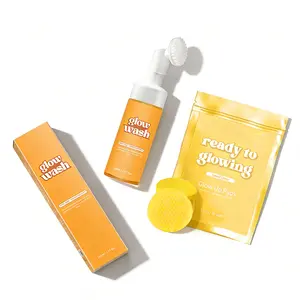 Glow Wash 150ml & FREE Turmeric Pads BeautyKit for Radiant Skin Ready to Glowing Sweet Lemon with Turmeric for Glowing Skin