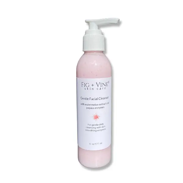 Fig + Vine Gentle Facial Cleanser with watermelon extract and papaya enzymes