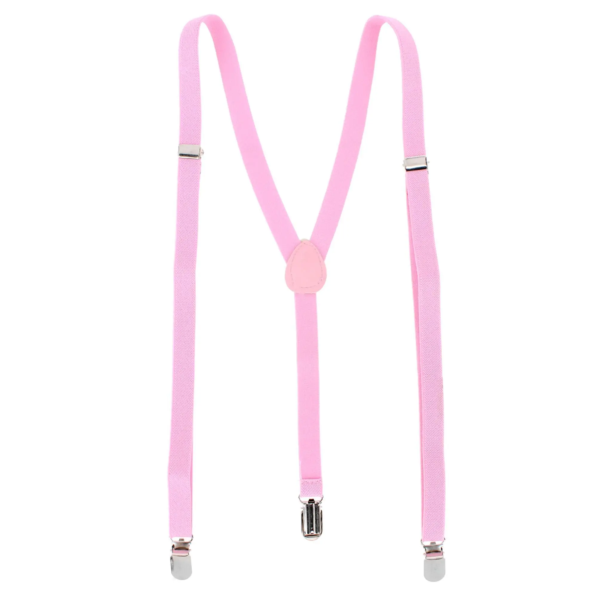 CTM Women's Thin, Adjustable Elastic Clip-End Y-Back Suspenders for Casual Wear