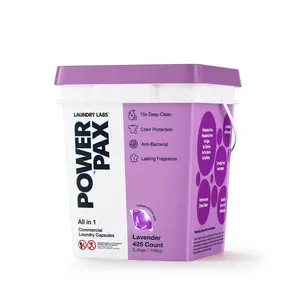 All-in-1 Commercial Laundry Detergent Capsules – Lavender Scent