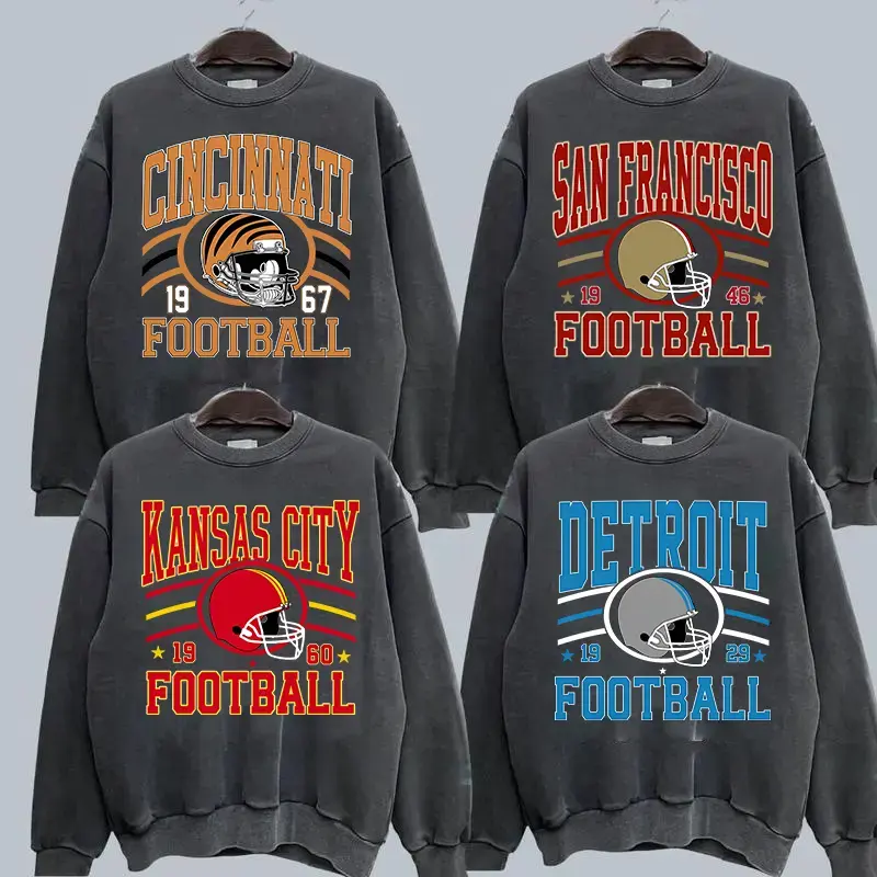 Vintage Team Football Oversized 90s Dark Heather Sweatshirt, Hometown Football Sweatshirt, Football Thowback Vintage All Teams Sweatshirt, Vintage Graphic Tees, Sport Graphic Shirts, Unisex Sweatshirts