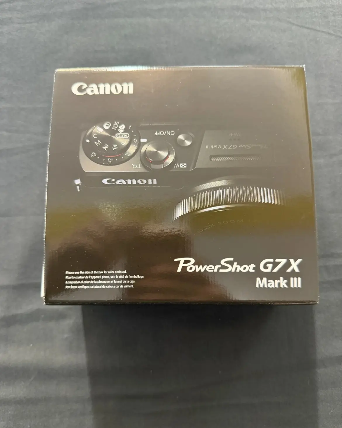 Canon PowerShot G7 X Mark III 20.1 Megapixel Digital Camera - Black - NEW