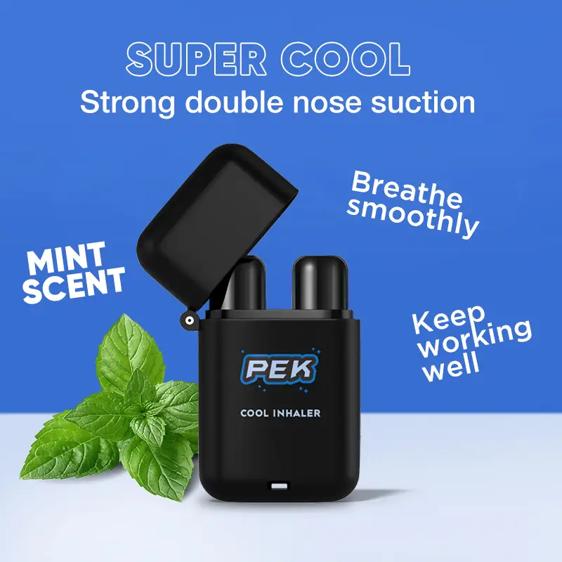 PEK Nasal Inhaler: Powerful Essential Oil Solution Vapors Solution| Fresh Vibe Essential Oil | Breathe In Life Healthy Fitness