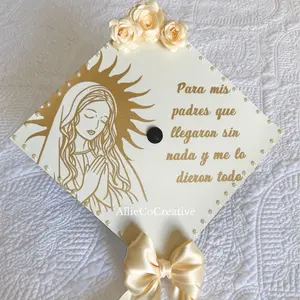 Virgencita Graduation Cap Topper
