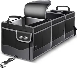 Trunk Collapsible Trunk Storage Container Organizer With Cooler