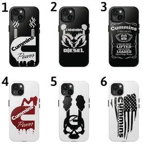 Rugged Engine Power Smartphone Case with Turbo Logo, Heavy-Duty Shockproof Drop Protection Double-Layer Casing, Handheld Cellphone Accessories for iPhone 11 12 13 14 15 16 17 Pro Max Plus