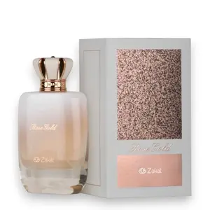 Zakat Parfums | Rose Gold | Eau De Parfum | Unisex Fragrance | 100 ML - 3.4 oz | Jasmine - Amber & Orchid Notes
