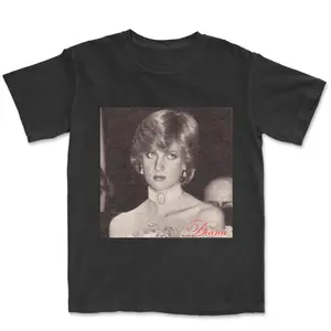 Original Princess Diana T-Shirt, Princess Diana Merch, Vintage Unisex Cotton , Princess Gift For Men Women, Streetwear Menswear Womenswear 2MF