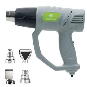 ZEEKMUSS Heat Gun, Ariable Temperature Setting 5.54 Ft High Grade Cord Fast Heating For Bending, Forming, Drying, Thawing, Handicrafts, , Plastic Packaging