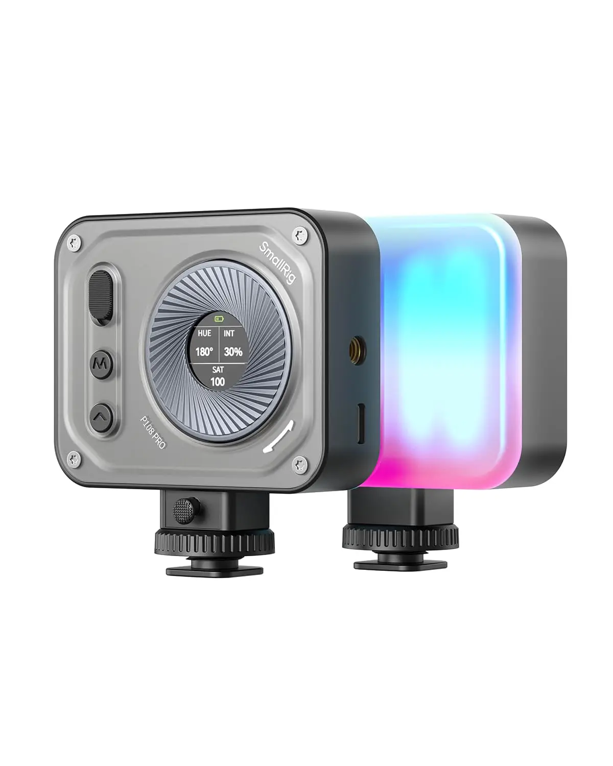 【FallDealsForYou】SmallRig Vibe P108 Pro RGB Video Light, Portable Led Camera Light for Photography, Cold Shoe Light, CRI95+, 2500-6500K, 12 Effects, F