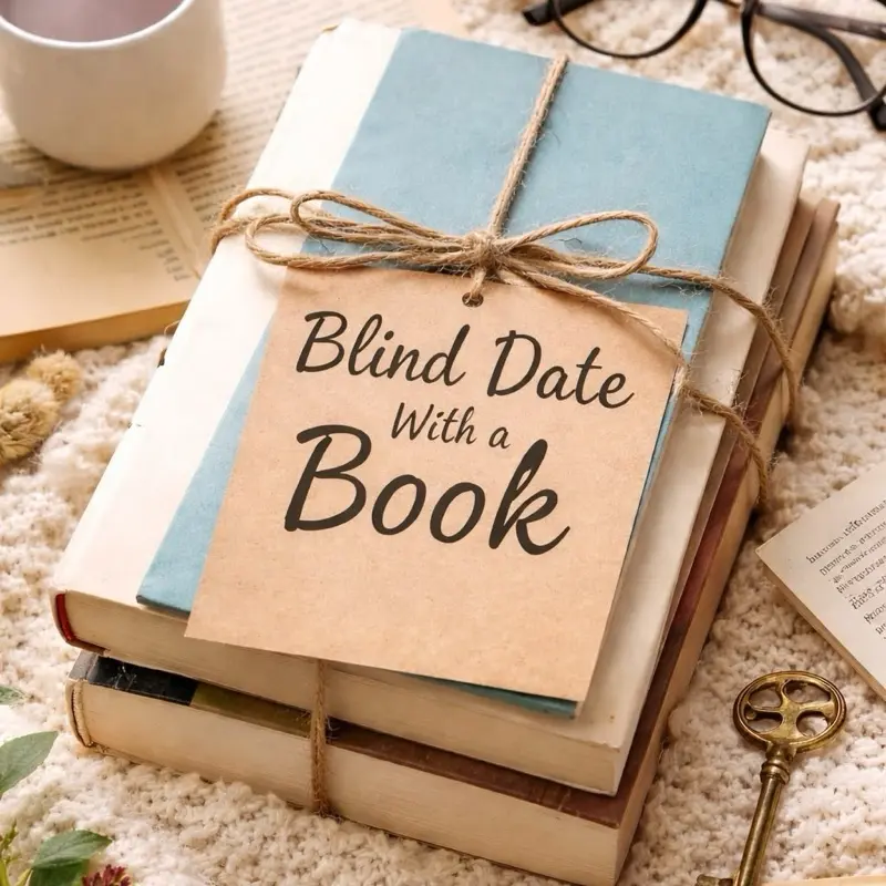 Blind Date with a Book - Literature & Art Novel, Includes 5 Separate Freebies, for Lovers of Books boxes