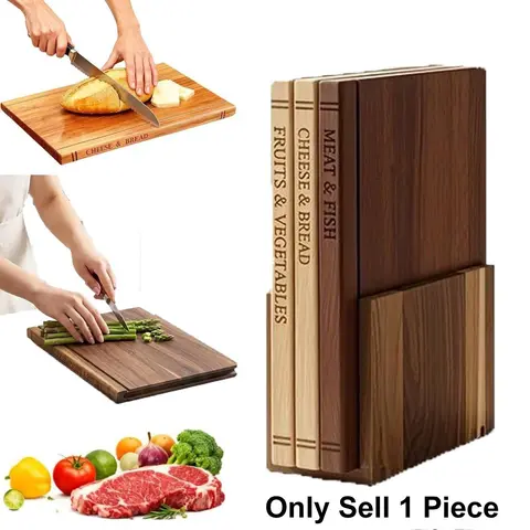 Vintage Striped Wooden Cutting Board, Kitchen Meat & Vegetable Chopping Block, Durable Chopping Board, Home Food Presentation, Restaurant Decor Dual Use, Kitchenware, Durable Cutting Boards, Cutting Boards for Kitchen