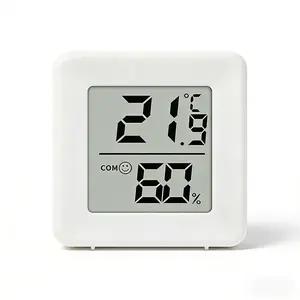 Digital Hygrometer Thermometer for Room Temperature Humidity Meter Indoor Thermometer Accuracy Calibration LCD Temperature Sensor, Bedroom, Baby Room, Home, Office, Greenhouse, Cellar