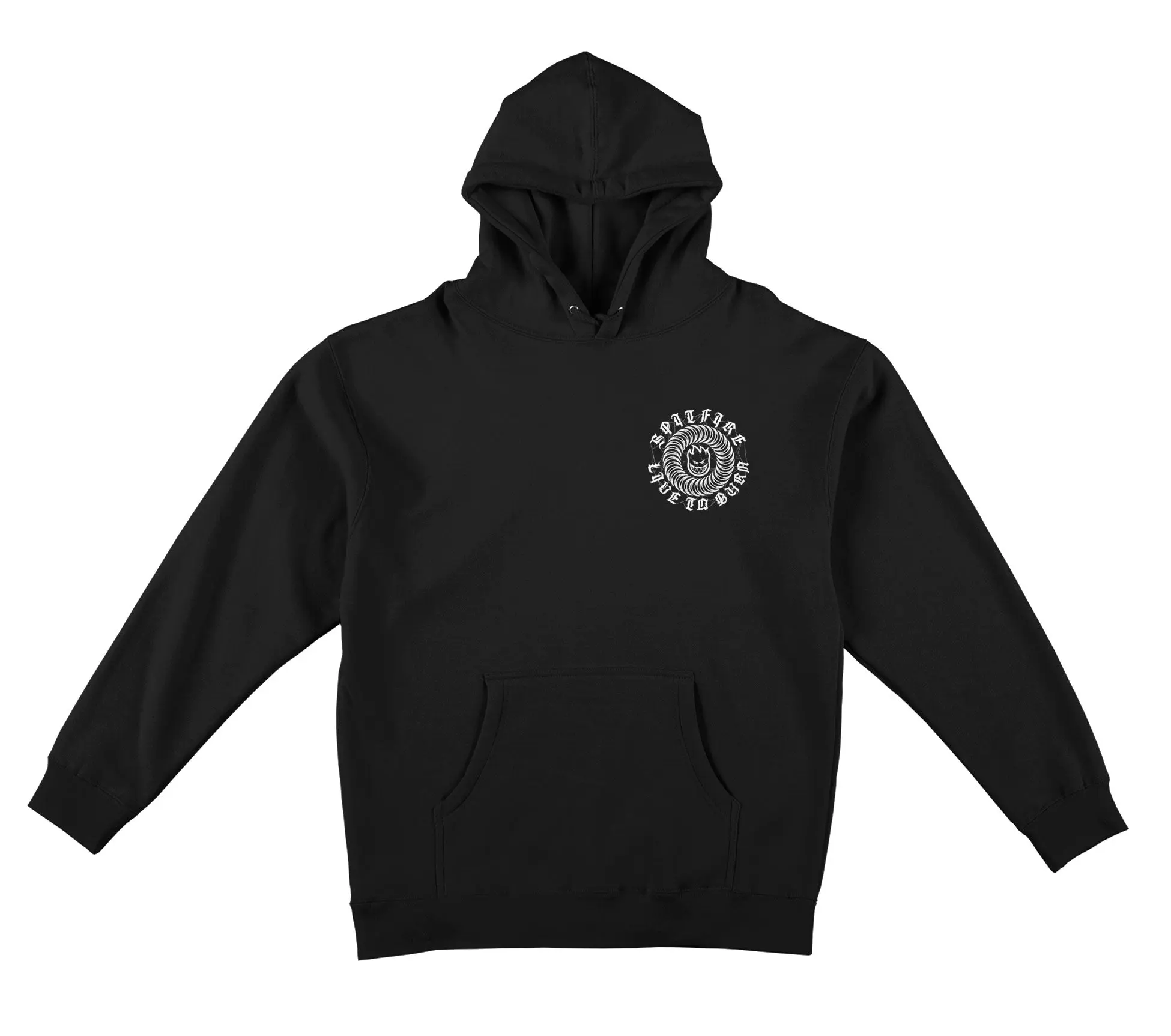 Spitfire Wheels Hoody Web Classic Black