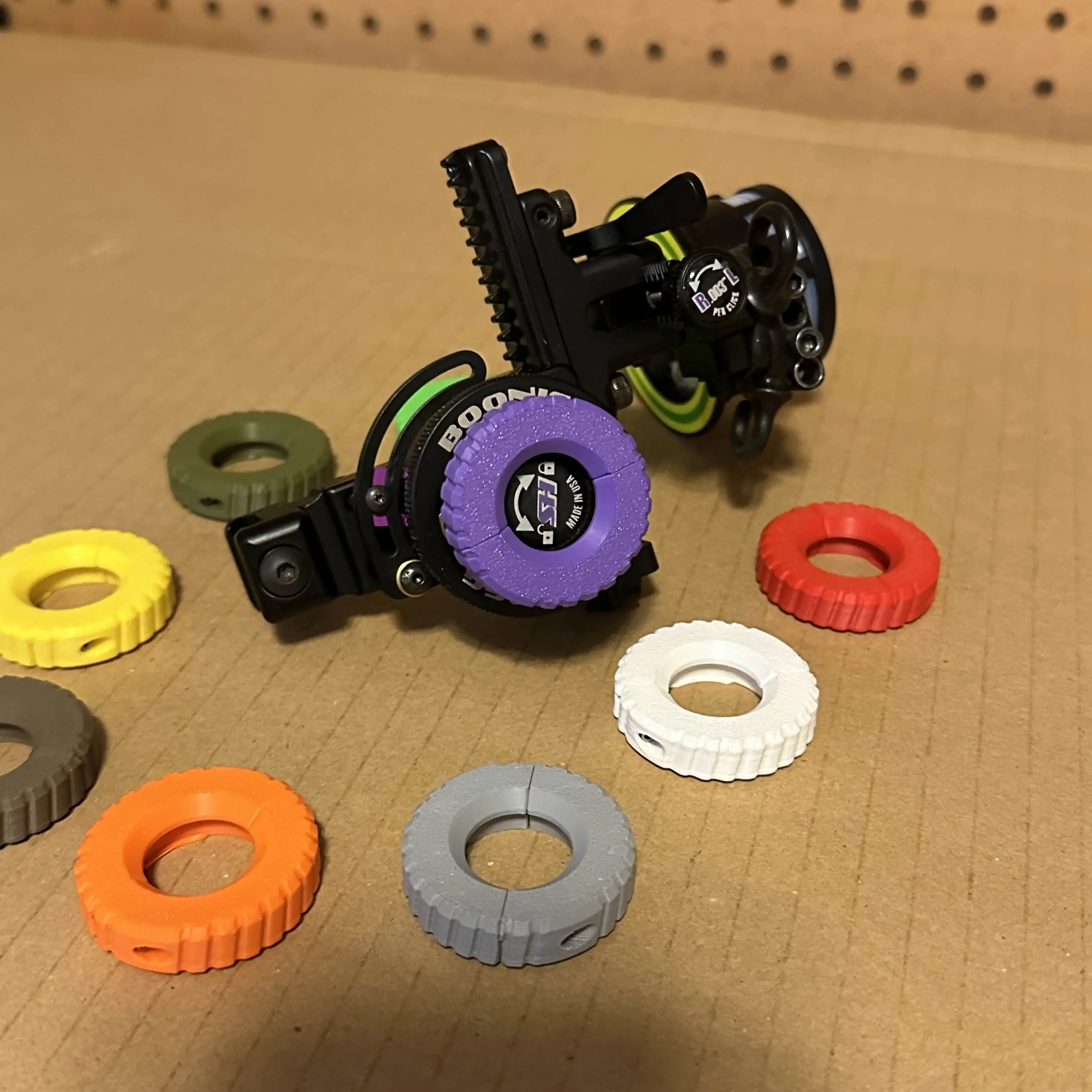 Spot Hogg Boonie Lock Knob O.D.R by Bluffside Gear Co (3D Printed, Oversized Dial Ring, ASA material, heat resistant, enhanced grip, custom colors)