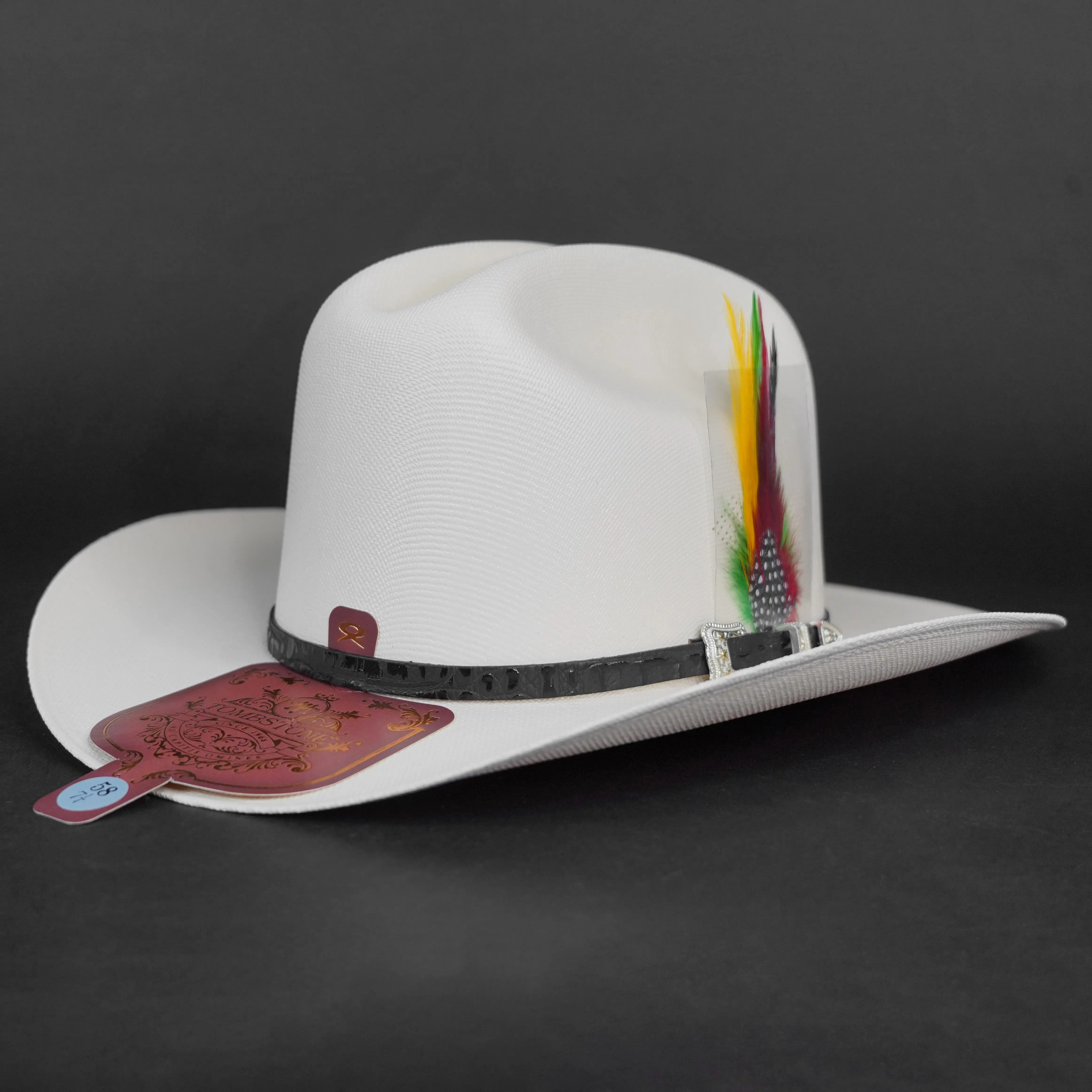 Tombstone Chaparral 1000X Telar Brim 3" Cowboy Hat Sombrero Short Crown 4 1/2"