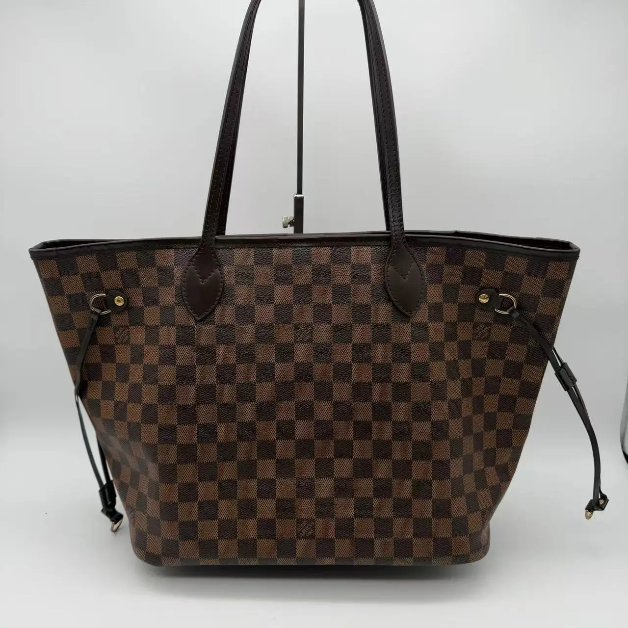 Pre-owned Louis Vuitton RL1 Neverfull MM Damier Ebene with Pouch 20304629