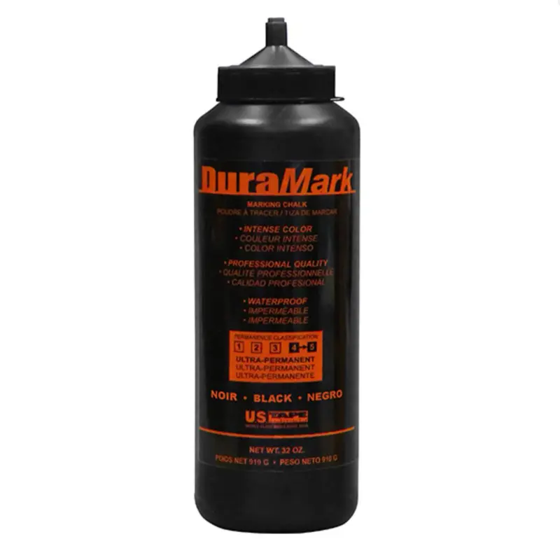 32 oz Color black number 5, DuraMark Construction Chalk 32 Oz. Bottles