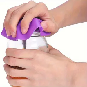 Jar Gripper Pads, Silicone Solid Color Multi-Purpose Non Slip Jar Lid Grip Pad, Bottle Opener for Senior, Anti-scalding Coaster, Kitchen Tool, Kitchen Supplies, Kitchenware