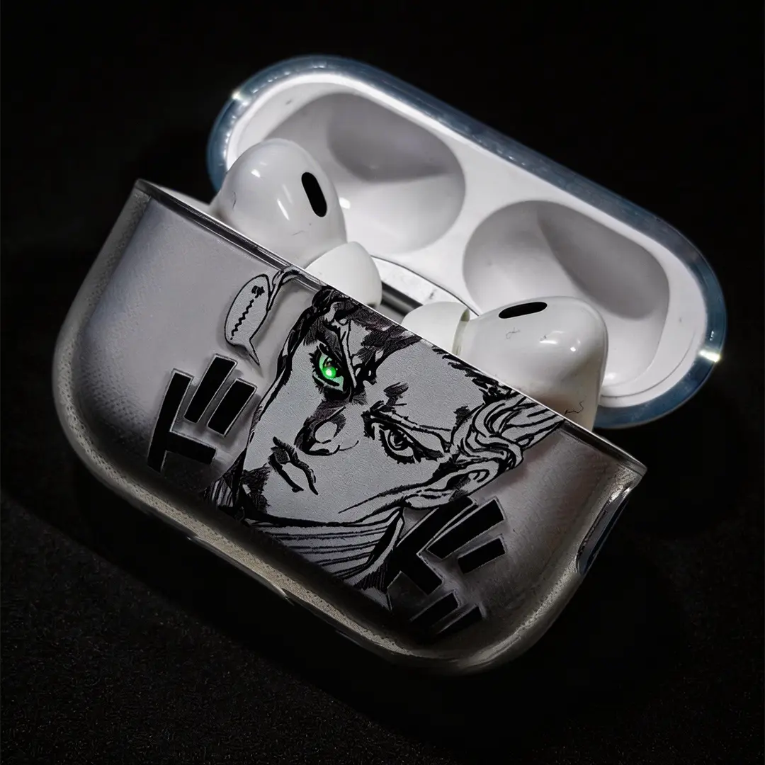 JOJO Killer Queen Transparent Luminous Case For Apple AirPods 2/3/Pro/Pro 2 Fashion Accessories