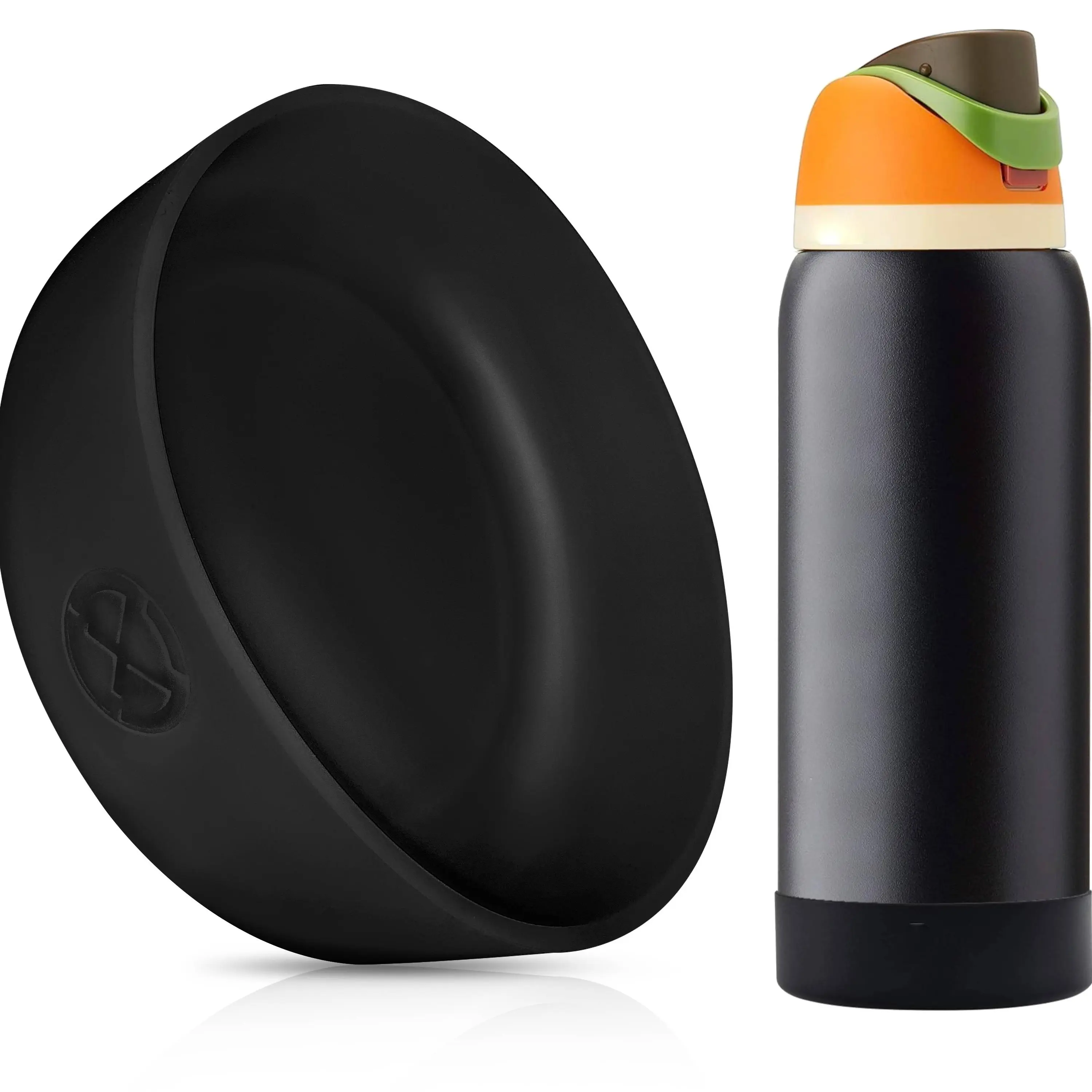 Silicone boot for Owala Freesip 24 oz and 32 oz water bottle, protective bottle bottom cover accessories