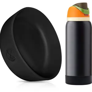 Silicone boot for Owala Freesip 24 oz and 32 oz water bottle, protective bottle bottom cover accessories