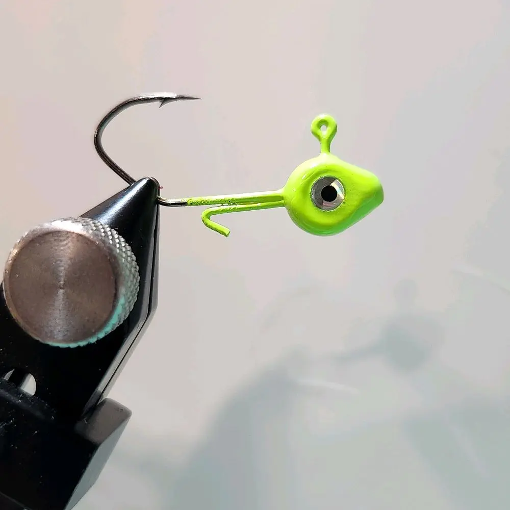 Green Chartreuse 1/16oz Crappie Jig Head