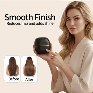 Mini Cordless Hair Straightener Comb - Rechargeable USB- Portable Pocket-Sized Hot Comb with Comb Tip for Bangs, -the- Smoothing, Fast Styling for Straight Hair, Travel-Friendly Hair Brush, Hair Straightening Comb, Wireless Hair Straightener