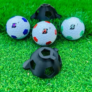 Golf Soccer Ball Stencil for Customizing Sports Gear with Unique Designs and Vibrant Colors