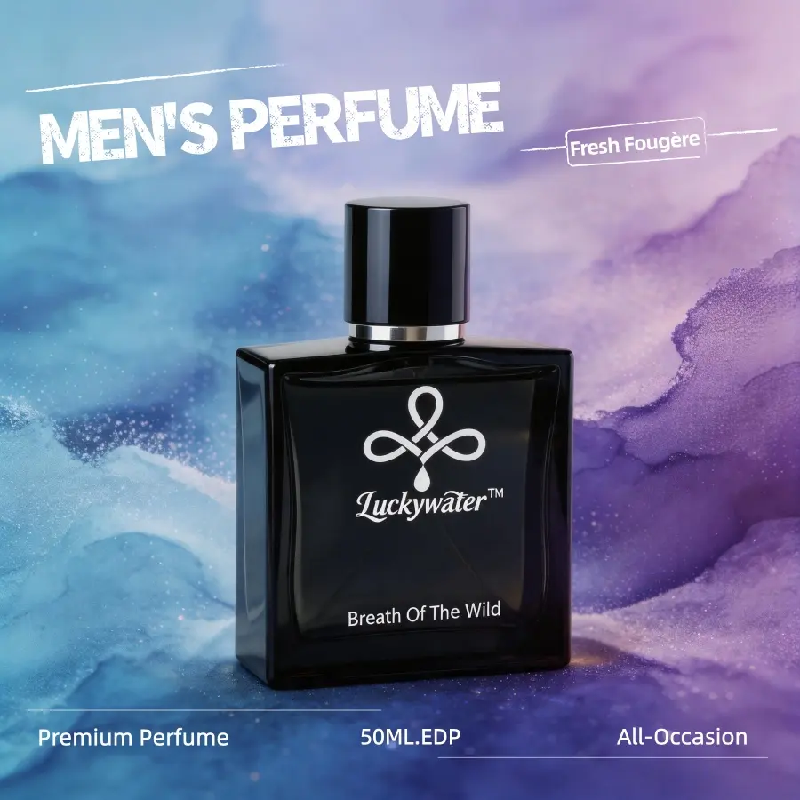 50 ml Eau de Parfum for Men, Fresh Fougere Cologne with Bergamot& Citrus Top, Geranium & Lavender Heart, Amber & Haitian Vetiver Base, Long-Lasting Clean Scent, Ideal gift for him. natural spray perfume, social occasion, modern fragrance