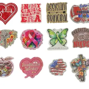 Acrylic Flatbacks - Assorted Designs for Crafting & Decor - Heart, Butterfly, Floral, and More - Perfect for DIY Projects