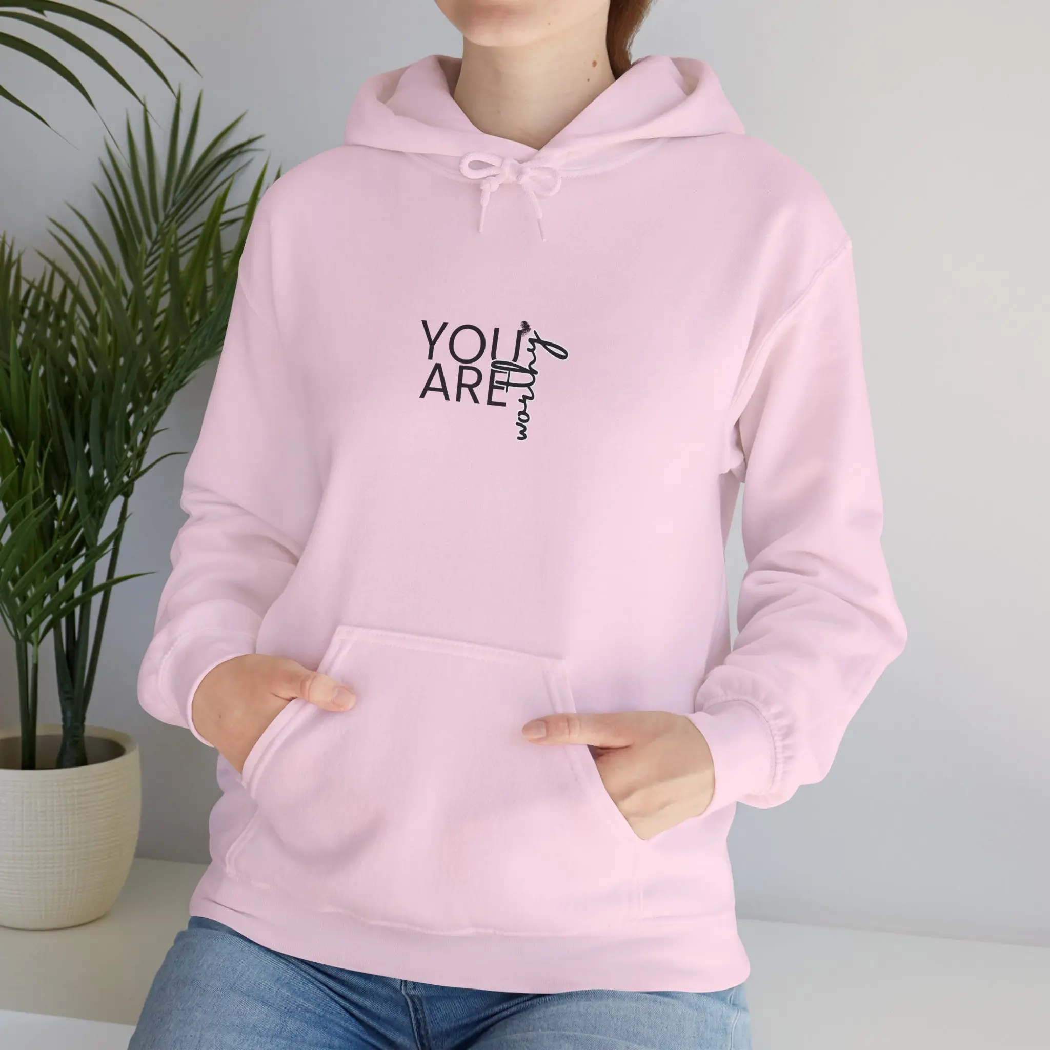 You Are Worthy Unisex Heavy Blend™ Hooded Sweatshirt