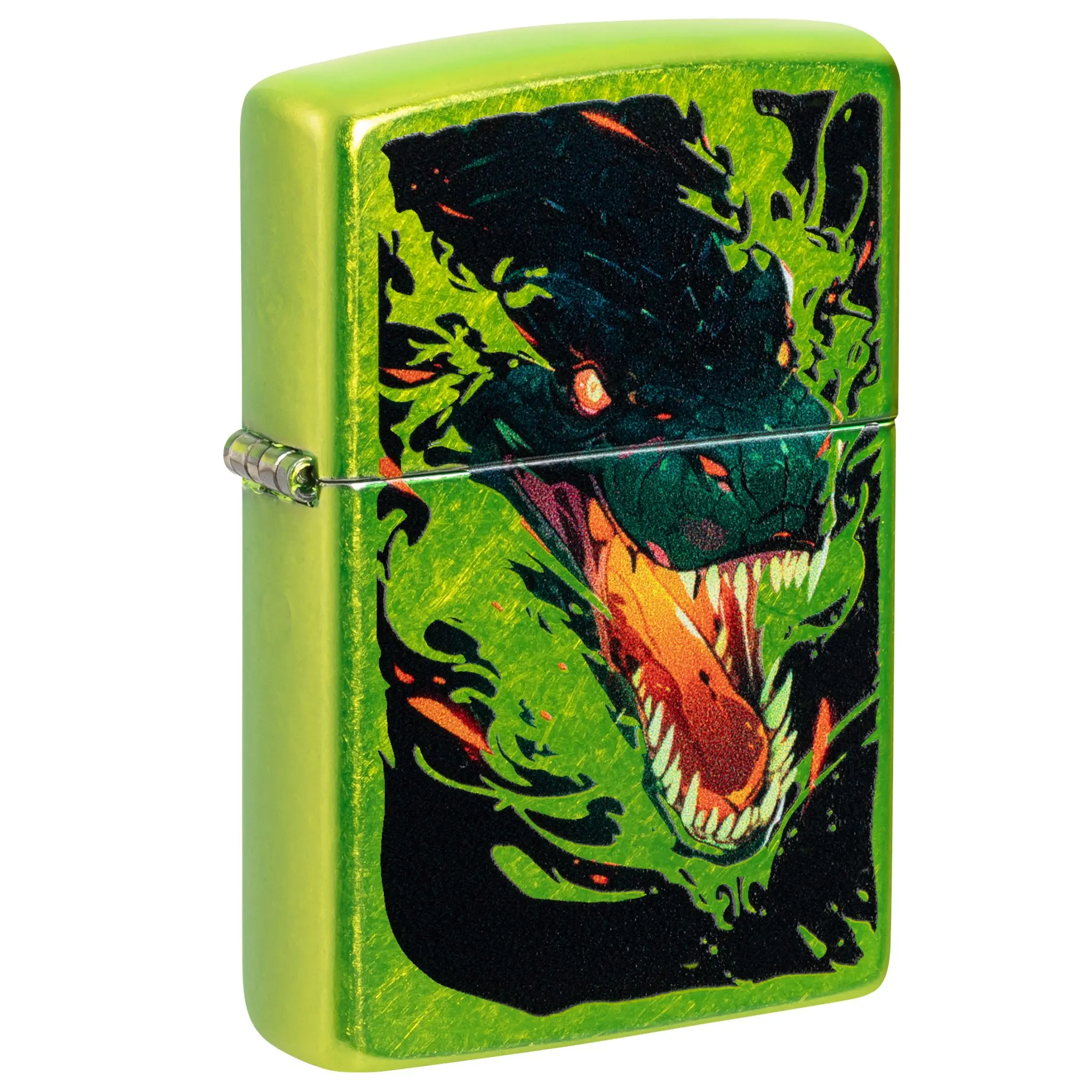 Zippo Screaming Dragon Design Lurid Pocket Lighter - Made in USA