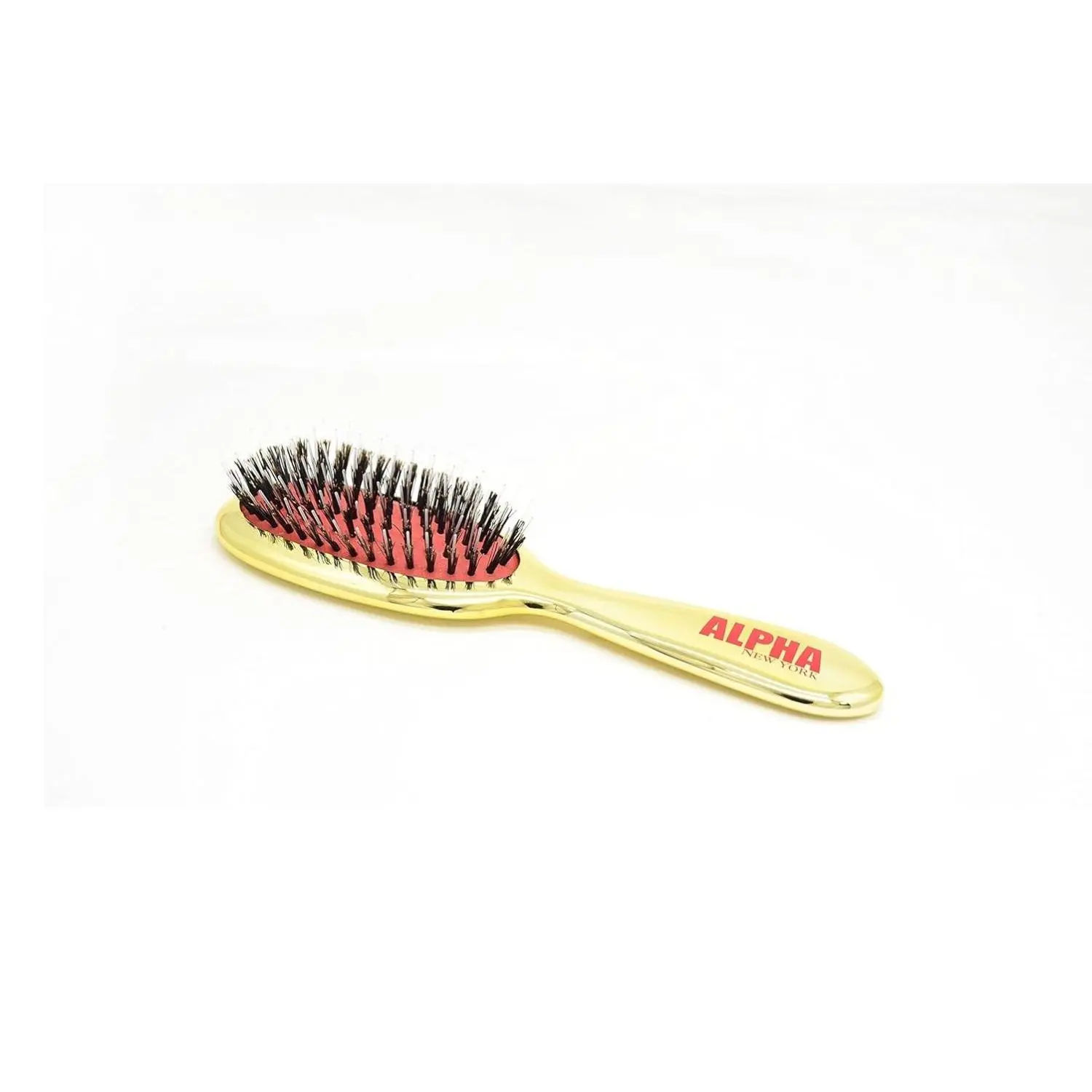Alpha Hair Brush for Hair Extensions Pocket Mixture (Gold) - Flexible Bristles, Super Thin Design, Ideal for Detangling & Working on Wigs