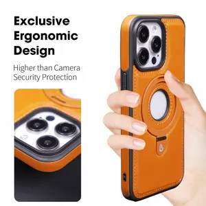 1 count Luxurious Leather with Metal Magnetic Stand Business Texture Phone Case for iPhone 15/15 pro/15 pro max/15 plus/iPhone 14/14 pro/14 pro max/14 plus/iPhone 13/13 pro/13 pro max/iPhone 12/12 pro/12 pro max