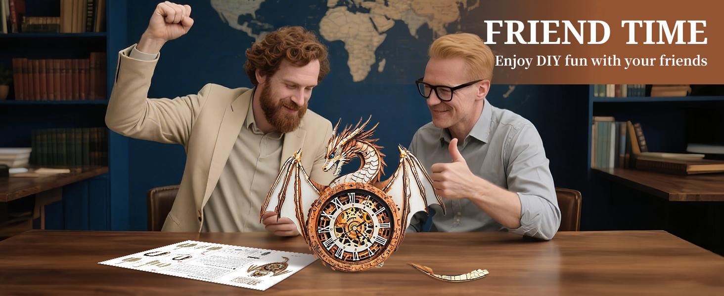DIY wooden clock kit